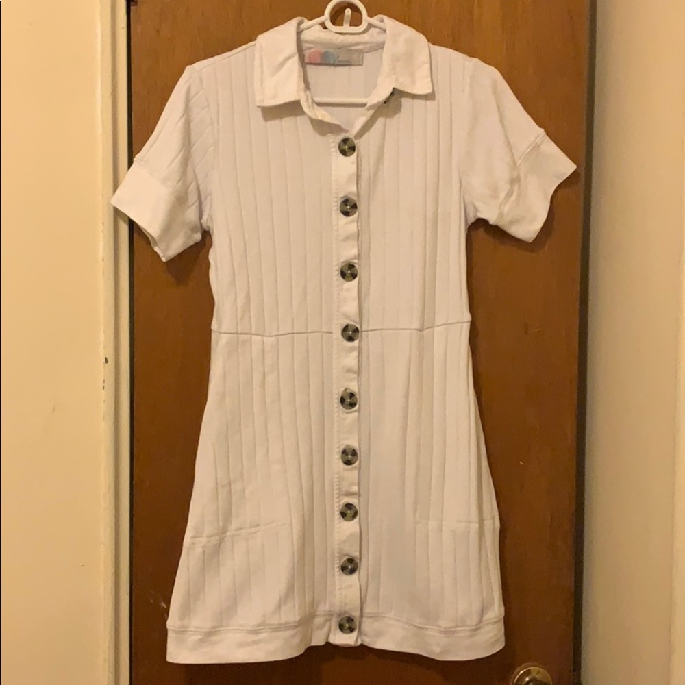 White Polo Dress